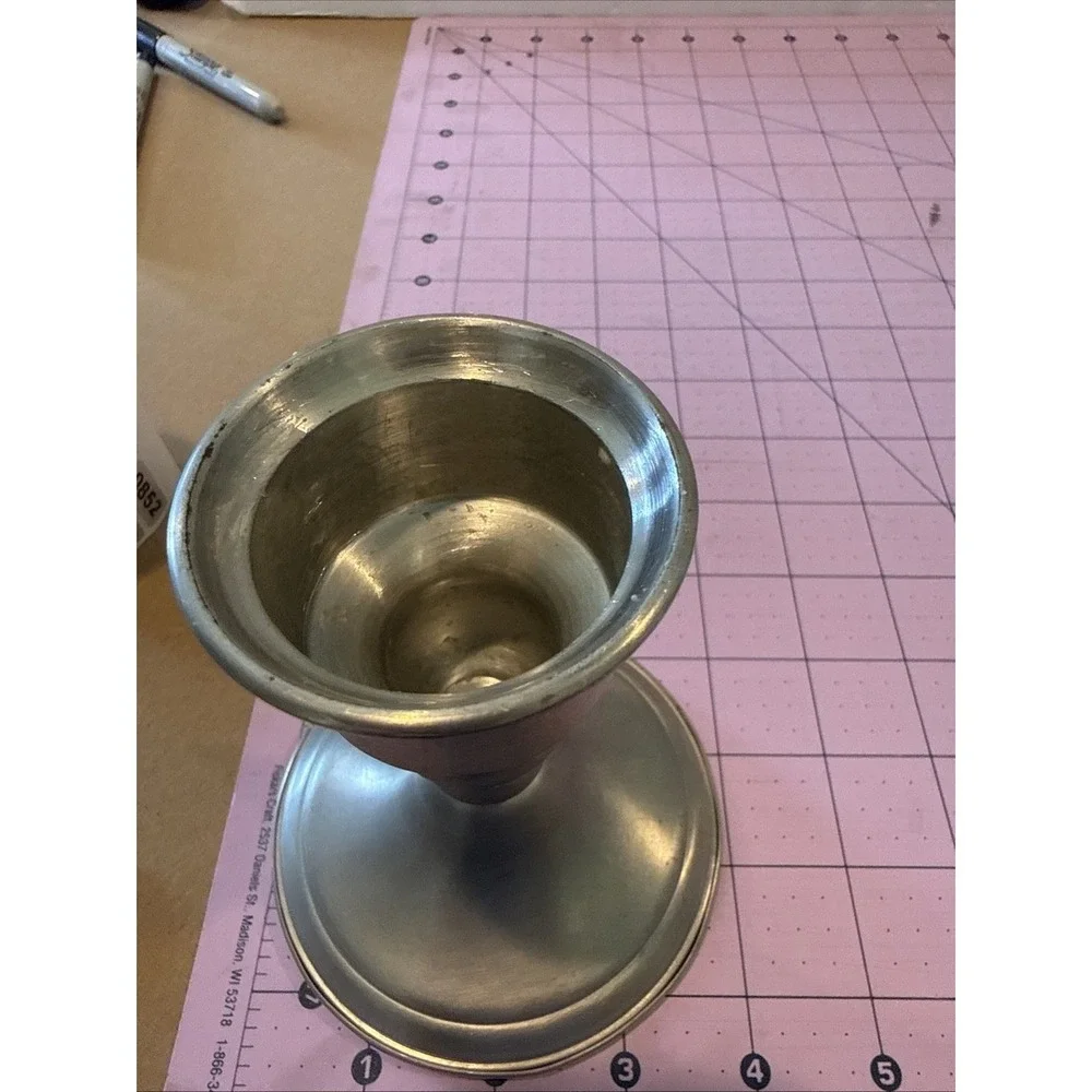 WEB Pewter Weighted Candle Holders - Elegant Home Decor‎ Candlestick